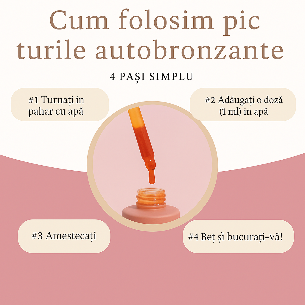 Picături autobronzante naturale